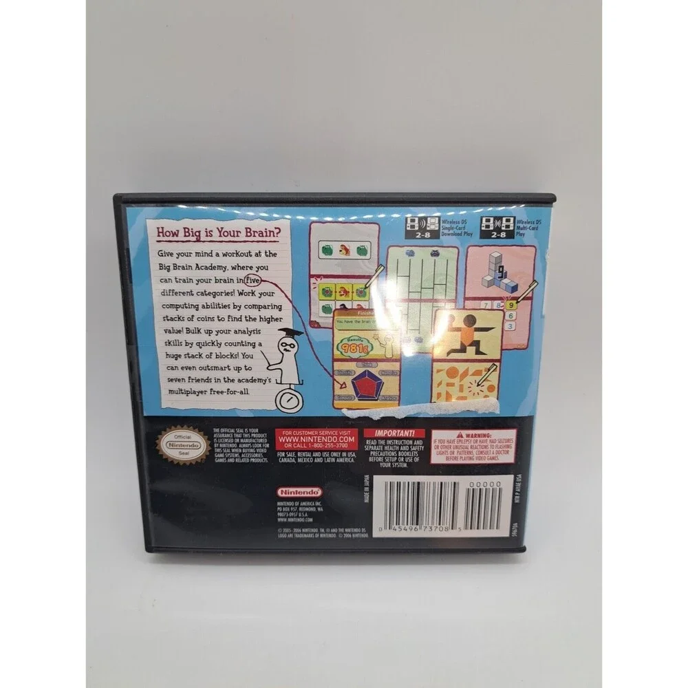 Big Brain Academy (Nintendo DS, 2006) DS Complete